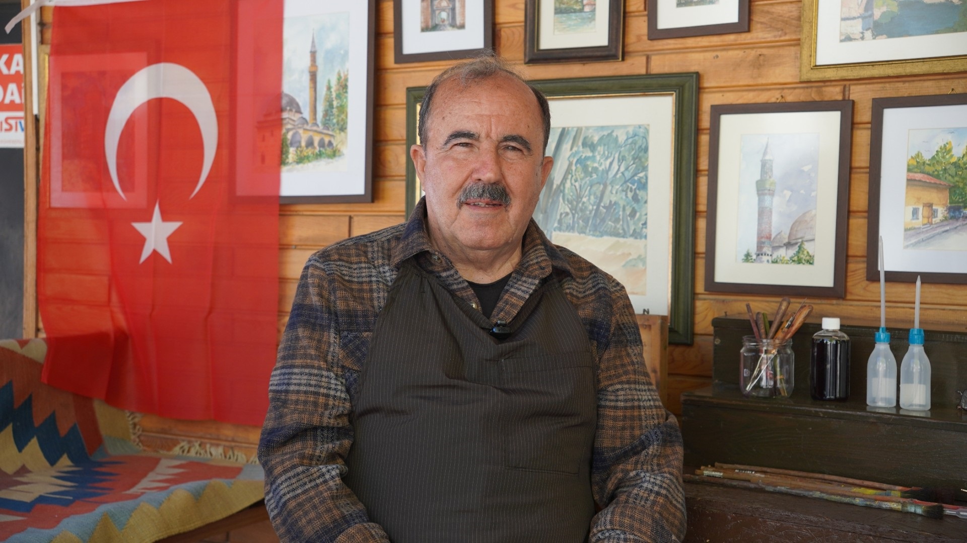 Suya Yazılan Sanat ile Yarım Asır İznik Belediyesi hayata geçirdiği