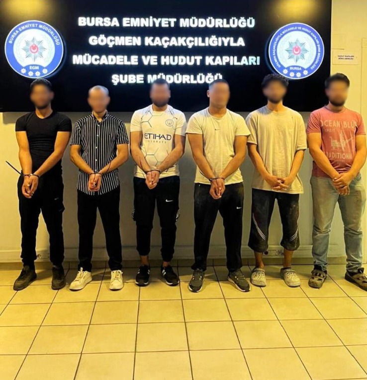 Bursa’da Göçmen Kaçakçılığına Geçit Yok. İl Emniyet Müdürlüğümüz Göçmen Kaçakçılığıyla