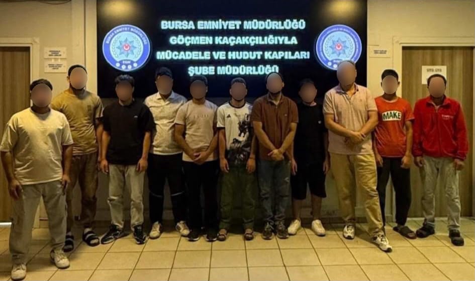 Kaçak Yabancı Uyruklu Şahısların Çalıştırıldığı İş Yerine Operasyon Düzenlendi Bursa