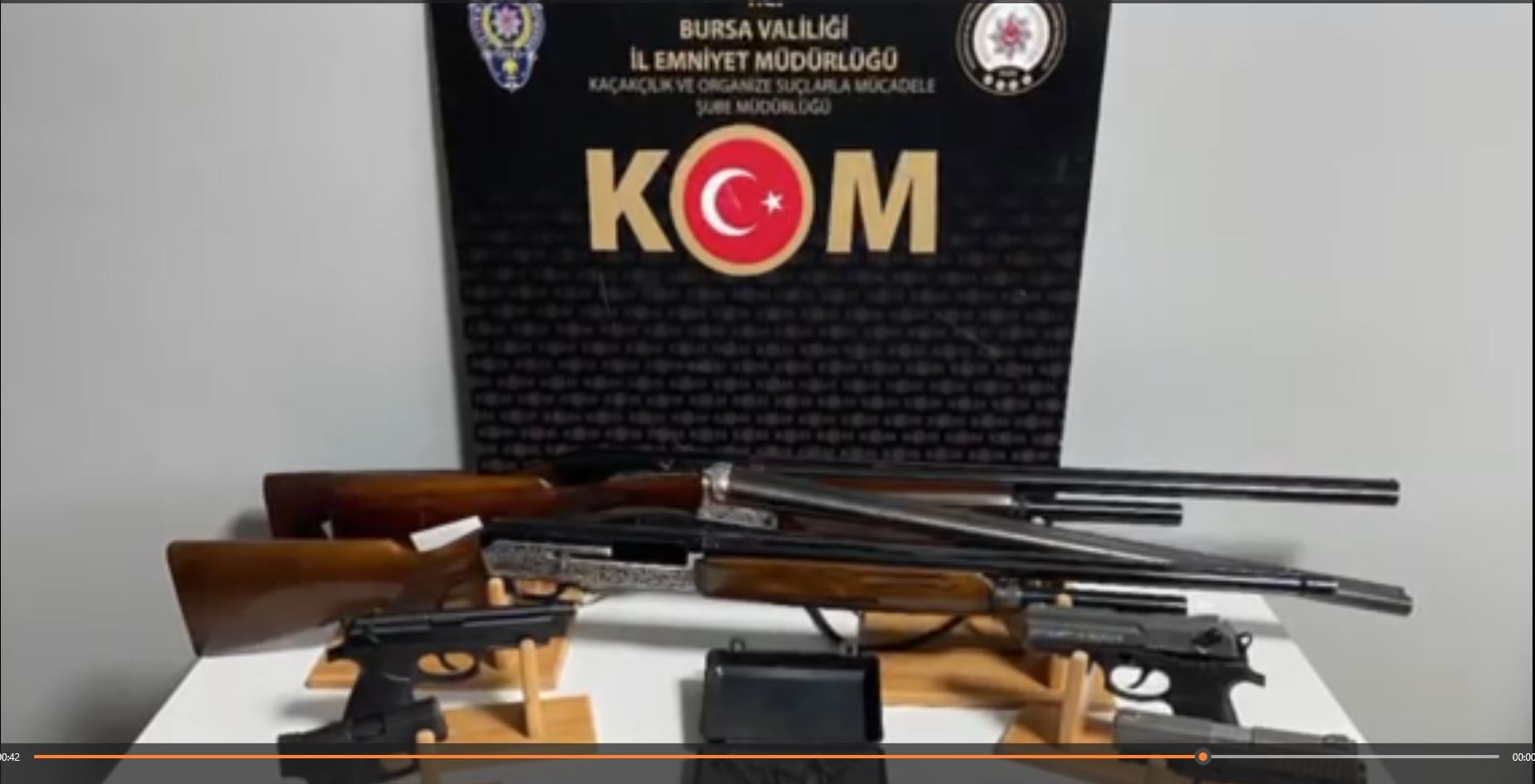 &nbsp; Bursa Cumhuriyet Başsavcılığı koordinesinde, İl Emniyet Müdürlüğümüz Kaçakçılık ve